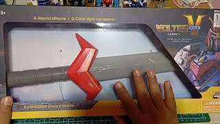 Laser Sword  Voltes V legacy Unboxing [upl. by Virge]