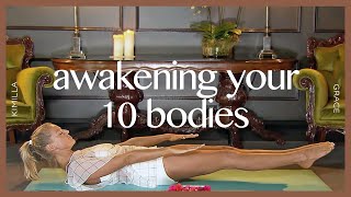 Kundalini Yoga Set Awakening to Your Ten Bodies  KIMILLA [upl. by Ordisi]