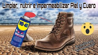 CÓMO LIMPIAR NUTRIR E IMPERMEABILIZAR PIEL Y CUERO FÁCILMENTE [upl. by Aylward599]