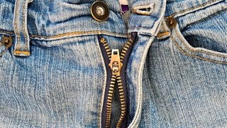 How to fix zipper on jeans [upl. by Zeiger]