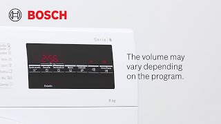 Tumble dryer noises  Bosch Home UK [upl. by Leinahtam]