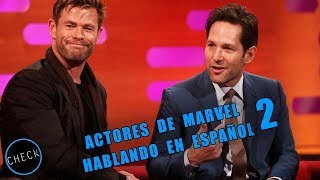 Actores de Marvel Hablando en Español 2 [upl. by Yesdnyl]