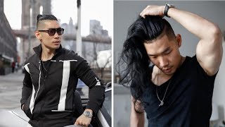 4 WAYS TO STYLE MENS LONG HAIR 2021  Man Bun Styling Tutorial [upl. by Clara868]