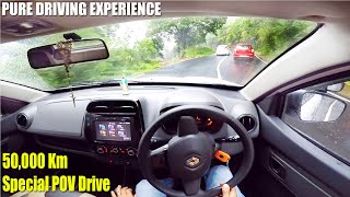 Renault Kwid 50000 Km Special POV Drive HD  Interior and Exterior  Pure Driving Experience [upl. by Ozan252]