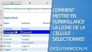 Comment surligner la ligne de la cellule sélectionnée [upl. by Brendon]