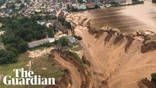 Flash floods cause havoc in Europe [upl. by Ettevol763]