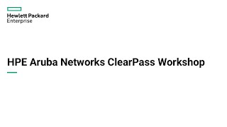 HPE Aruba Networking ClearPass Workshop 2021  Wireless Access 2 RADIUS  Basic part 2 [upl. by Netneuq]