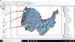 Hydrological modeling in ArcGIS  ArcMap [upl. by Aspasia]