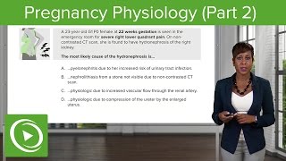 Pregnancy Physiology Gastrointestinal amp Renal System – Obstetrics Course  Lecturio [upl. by Aiciled]