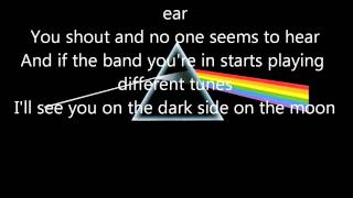 Pink Floyd Brain DamageEclipse lyrics [upl. by Celie]