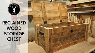 Build a storage chest from reclaimed wood [upl. by Nagiem]