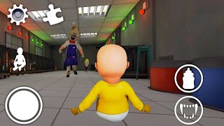 Playing As “THE BABY IN YELLOW” In Ice Scream 4 On Hard Mode  Outwitt Mod [upl. by Latif715]