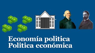 ¿Economía política o política económica  ¿Qué son ejemplos y diferencias [upl. by Orion]