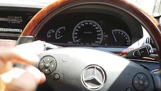 Mercedes Benz S Class w221 20062013 service reset [upl. by Lidaa]