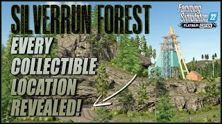 SILVERRUN FOREST  Every Collectible Location Revealed  FS22 Platinum Expansion [upl. by Anazraf]