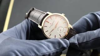 Vacheron Constantin Traditionnelle Small Seconds 82172000R9382 Showcase Review [upl. by Secor]