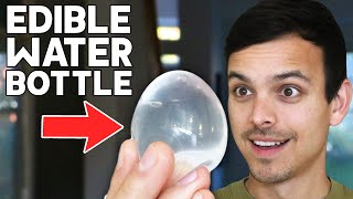 These Edible Water Bottles Are Unbelievable  DIY Edible Plastic [upl. by Oates]