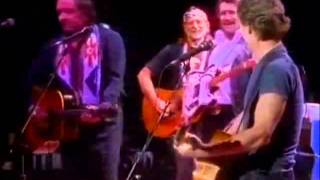 The Highwaymen live 1990 Nassau Coliseum  part 4flv [upl. by Euqinahs]