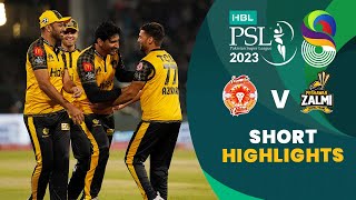 Short Highlights  Islamabad United vs Peshawar Zalmi  Match 32  HBL PSL 8  MI2T [upl. by Ariec112]