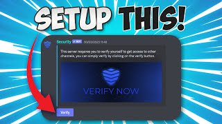 How To Make A DISCORD Verification System In 2025 [upl. by Tiffi]