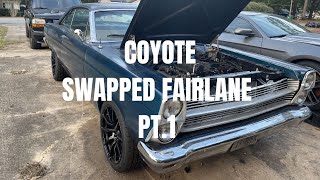 SUPERCHARGED FAIRLANE  COYOTE SWAP  PT 1 [upl. by Thgiwed]