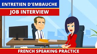 Entretien dEmbauche Francais  Job Interview Dialogue in French [upl. by Idnarb]