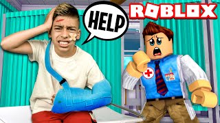 Ferran Ends up in The HOSPITAL in Roblox Brookhaven  Royalty Gaming [upl. by Herschel]