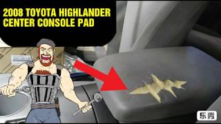 2008  2014 TOYOTA HIGHLANDER CENTER CONSOLE LID REPLACEMENT TUTORIAL [upl. by Cello732]