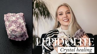 LEPIDOLITE  CRYSTAL HEALING PROPERTIES amp USES💜 [upl. by Asoral791]