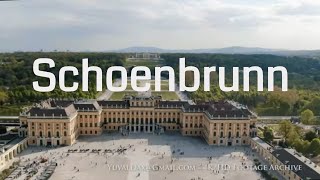 Schoenbrunn Palace 4K Aerial  Austria [upl. by Curkell]