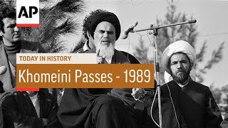 Ayatollah Khomeini Passes  1989  Today In History  3 June 17 [upl. by Kingsbury340]