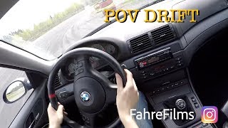 343HP BMW E46 M3 POV Drifting [upl. by Etennaej]