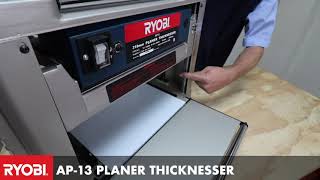 RYOBI AP13 Planer Thicknesser [upl. by Chapland670]