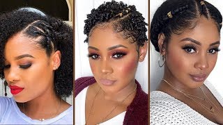 QUICK amp EASY Natural Hairstyles For Black Women 💖 Natural Hairstyles Protective Styles PART 2 [upl. by Bitthia]