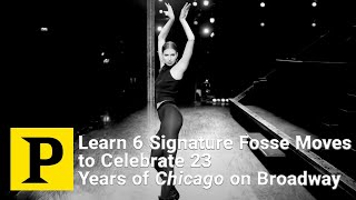 Learn 6 Signature Fosse Moves to Celebrate 23 Years of Chicago on Broadway [upl. by Aiuhsoj]