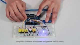 SunFounder Kit Tutorial for Arduino  Quiz Buzzer System [upl. by Gerrie]