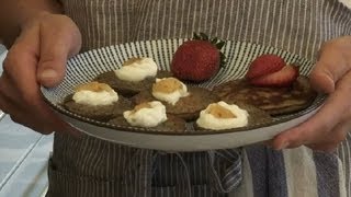 How to Make Blini Pancakes  Making Pancakes [upl. by Odlanyar621]