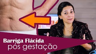 Barriga flácida pós gestação [upl. by Ennovart]