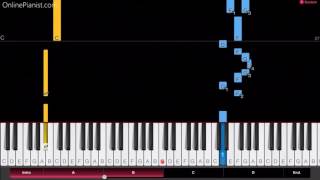 Undertale  Megalovania  Easy Piano Tutorial [upl. by Eenet]