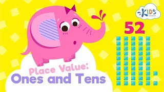 Place Value Ones and Tens  Math for Grade 2  Kids Academy [upl. by Tannen]