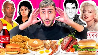 Eating Famous Celebrities LAST Meals [upl. by Zsuedat603]