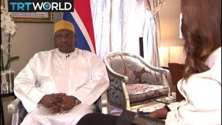 One on One Interview with Adama Barrow The Gambias President [upl. by Vierno]