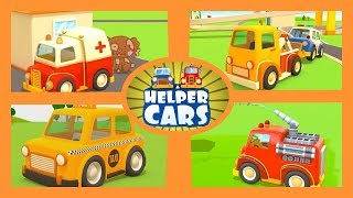 ¡Vehículos de servicio Episodios completos Coches para niños [upl. by Magdalene533]