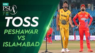 Toss  Peshawar Zalmi vs Islamabad United  Match 32  HBL PSL 7  ML2T [upl. by Eniluqaj578]