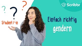 Einfach richtig gendern – so geht‘s  Scribbr 🎓 [upl. by Hutton909]