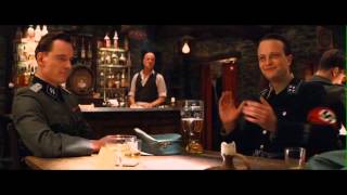 Inglourious Bastards  Intense Bar Scene HD [upl. by Ahsauqram]