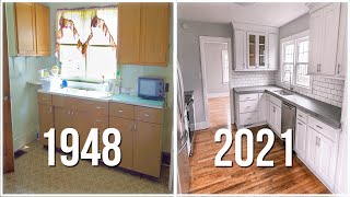 Epic Kitchen Remodel on a Budget  75 YEAR OLD KITCHEN REMODEL [upl. by Upton635]