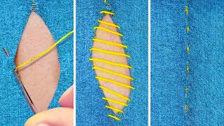 23 CLEVER SEWING HACKS AND CRAFTS [upl. by Atnad]