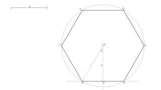Hexágono regular dado el apotema [upl. by Mcquade68]