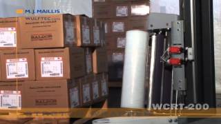 Wulftec WCRT 200 Automatic Rotary Arm Stretch Wrapper Video [upl. by Anaud357]